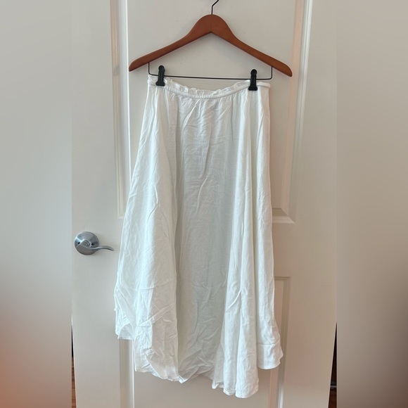 LULU'S BEST BEGINNINGS BUTTON FRONT MIDI SKIRT NWT - Picture 8 of 16